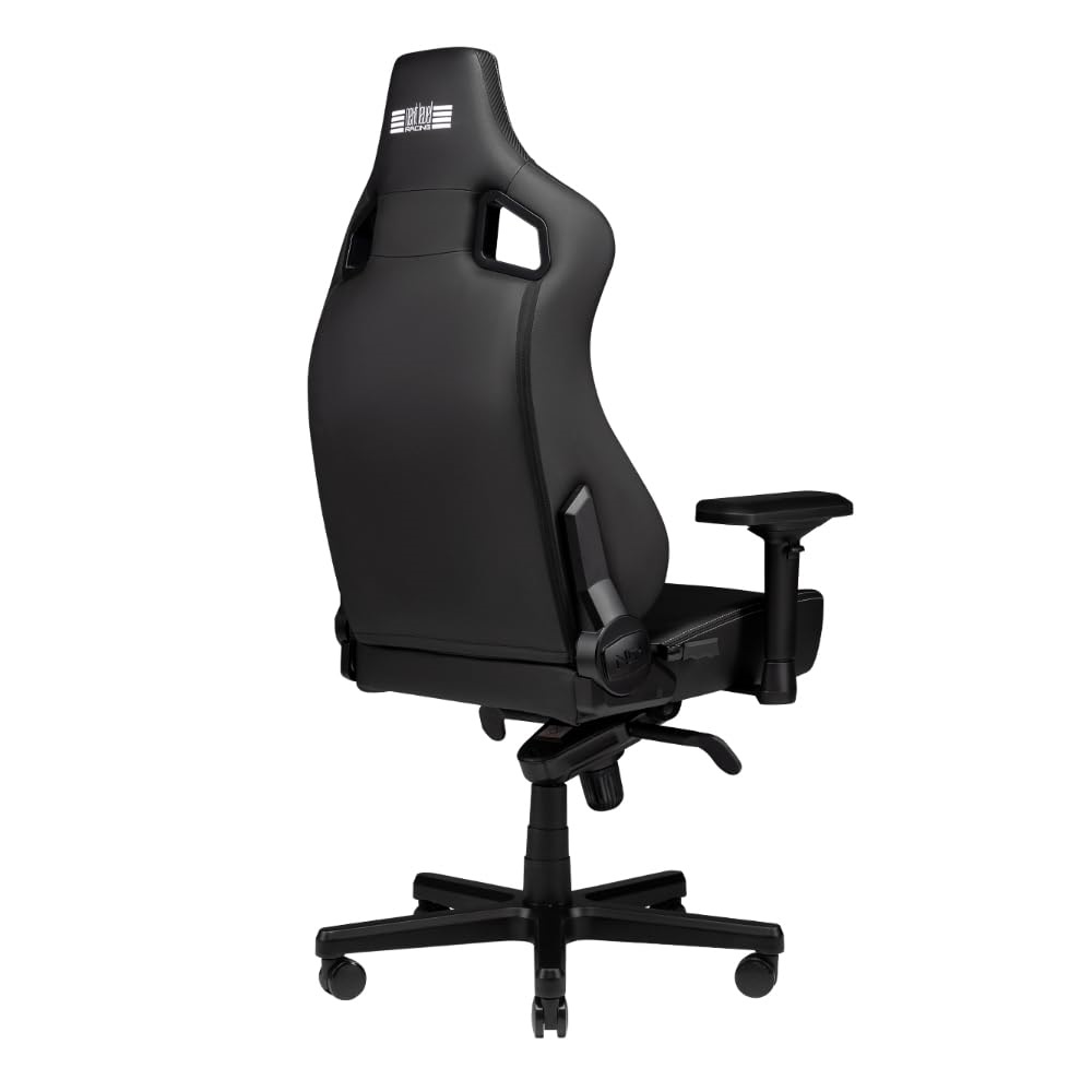 Next Level Racing Elite fekete bőr és velúr gamer szék