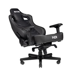 Next Level Racing Elite fekete bőr és velúr gamer szék