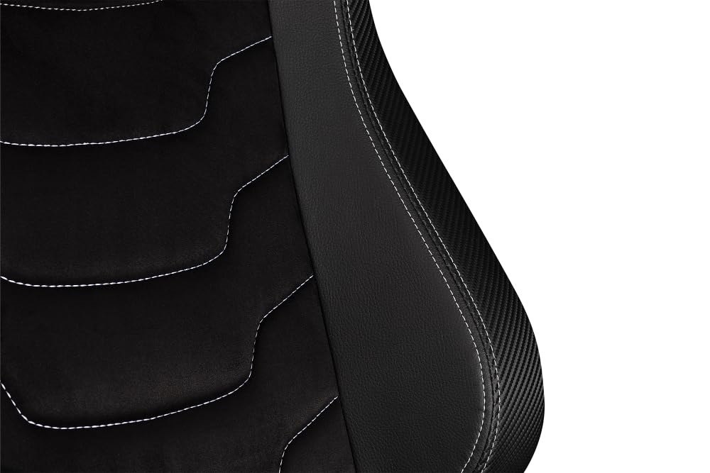 Next Level Racing Elite fekete bőr és velúr gamer szék