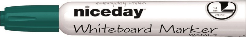 Niceday vágott hegyű zöld táblamarker