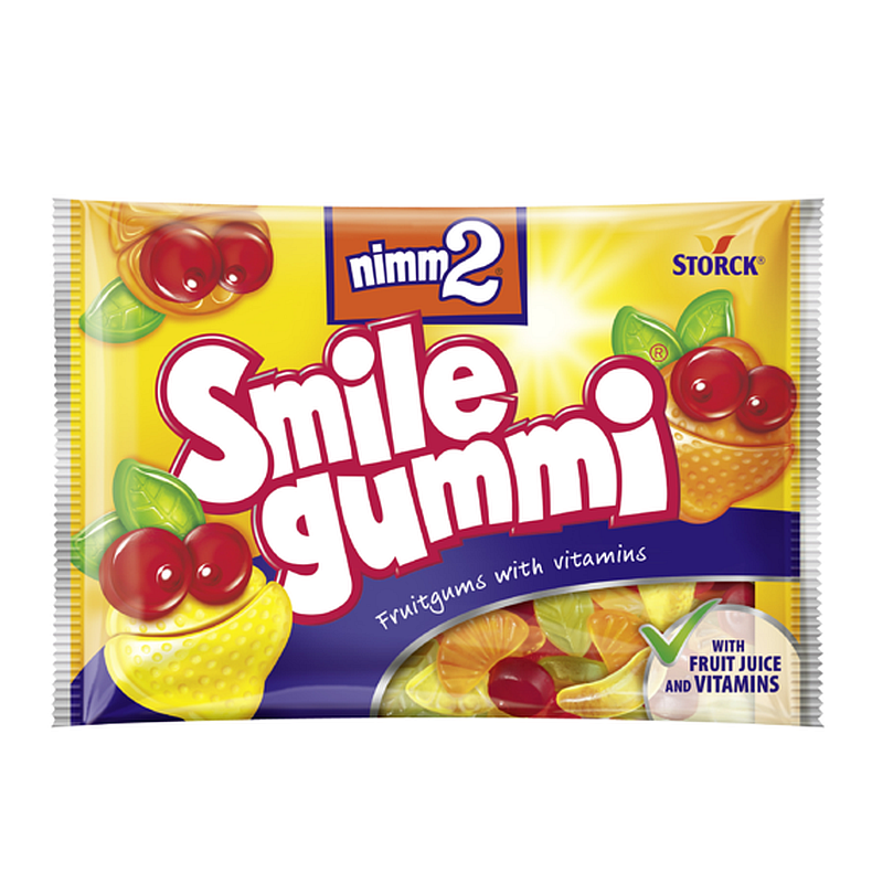 Nimm2 Smilegummi 100g gyümölcsös gumicukor