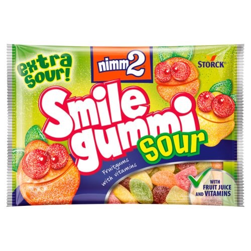 Nimm2 Smilegummi 100g savanyú gumicukor