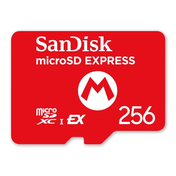 Nintendo Switch 2 256GB Sandisk microSD Express memóriakártya