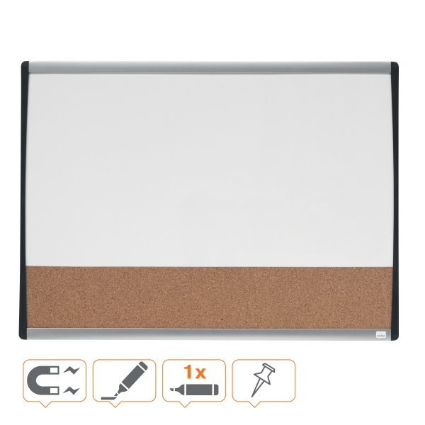 Nobo 585x430mm kombi tábla