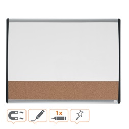 Nobo 585x430mm kombi tábla