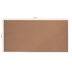 Nobo Essence 240x120cm natúr parafatábla