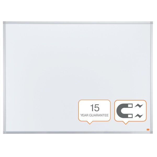 Nobo Essential 120x90cm acél mágneses fehértábla