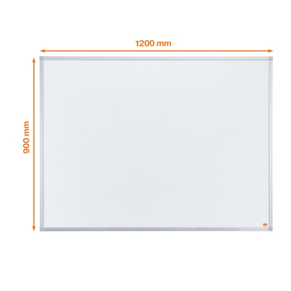 Nobo Essential 120x90cm acél mágneses fehértábla