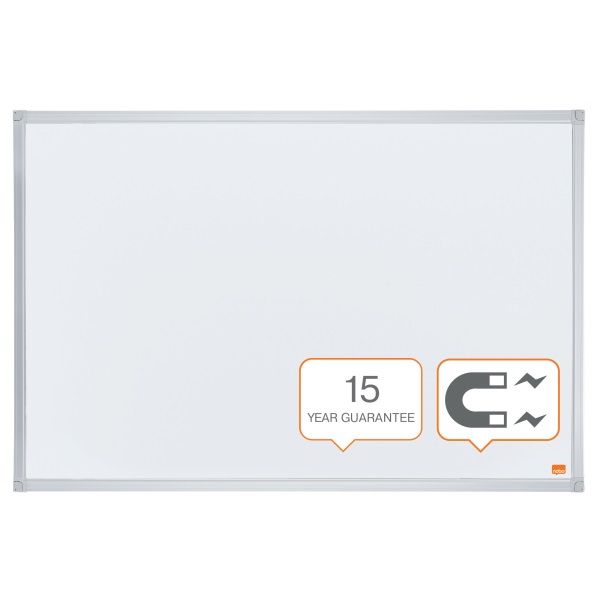 Nobo Essential 90x60cm acél mágneses fehértábla