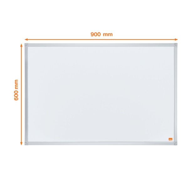 Nobo Essential 90x60cm acél mágneses fehértábla