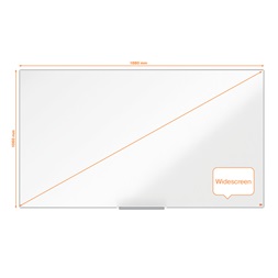 Nobo Impression Pro 188x106cm széles képarányú acél mágneses fehértábla