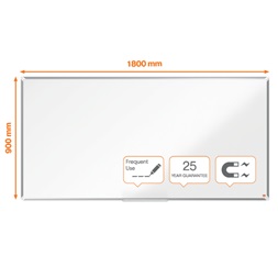 Nobo Premium Plus 180x90cm zománcozott mágneses fehértábla