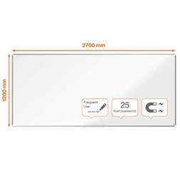 Nobo Premium Plus 270x120cm zománcozott mágneses fehértábla