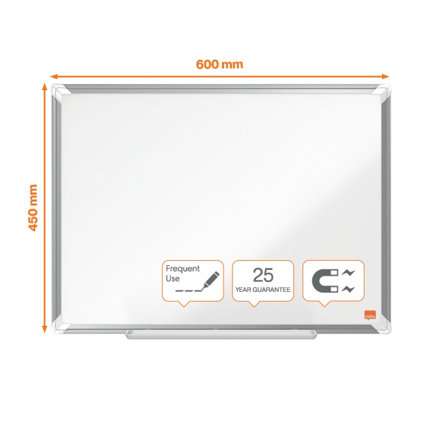 Nobo Premium Plus 60x45cm zománcozott mágneses fehértábla