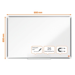 Nobo Premium Plus 90x60cm zománcozott mágneses fehértábla