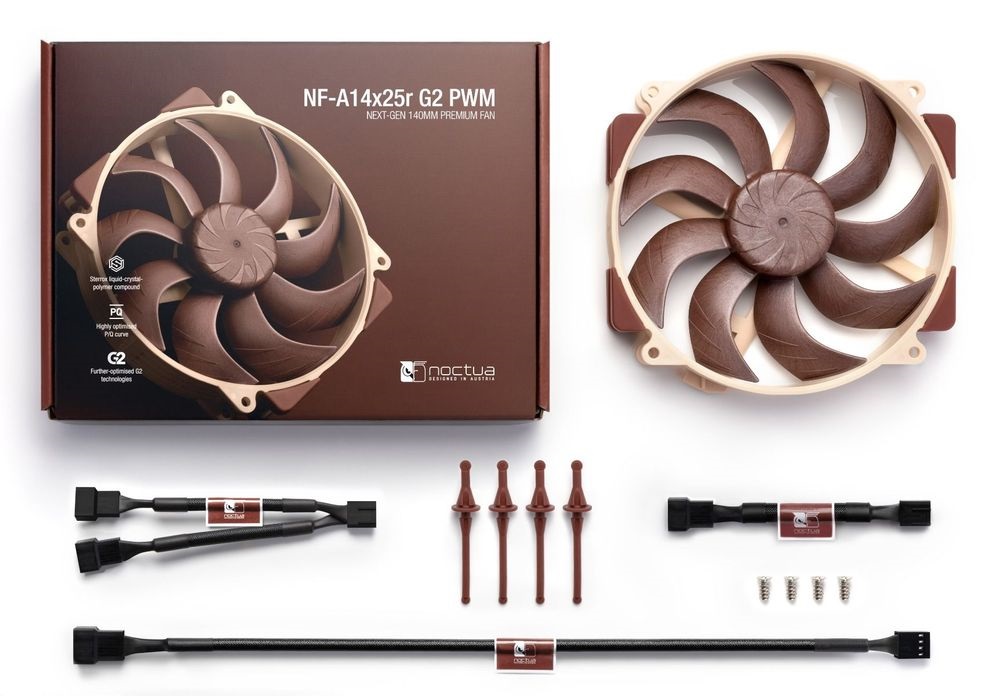 Noctua NF-A14x25r G2 PWM 140mm ventilátor