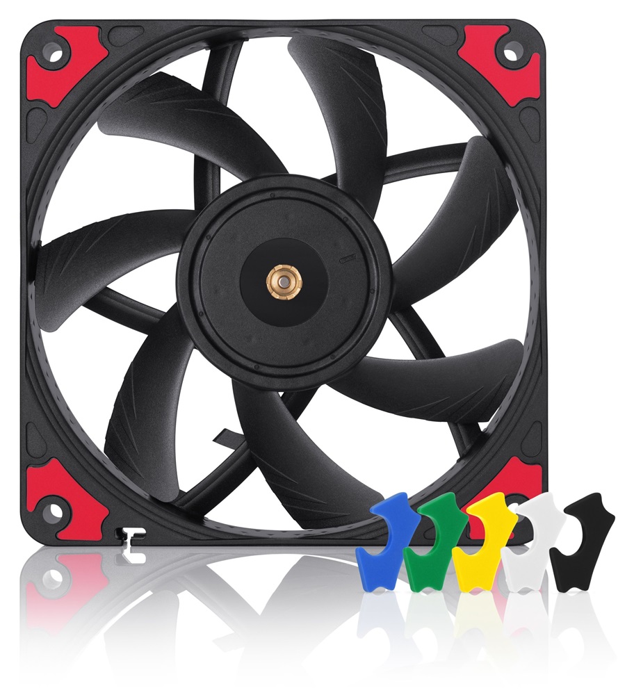 Noctua NF-A12x15 PWM chromax.black.swap 15mm 12cm ventilátor