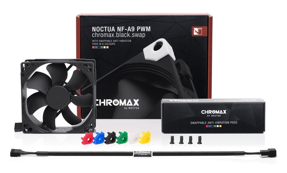 Noctua NF-A9 PWM chromax.black.swap 9cm ventilátor