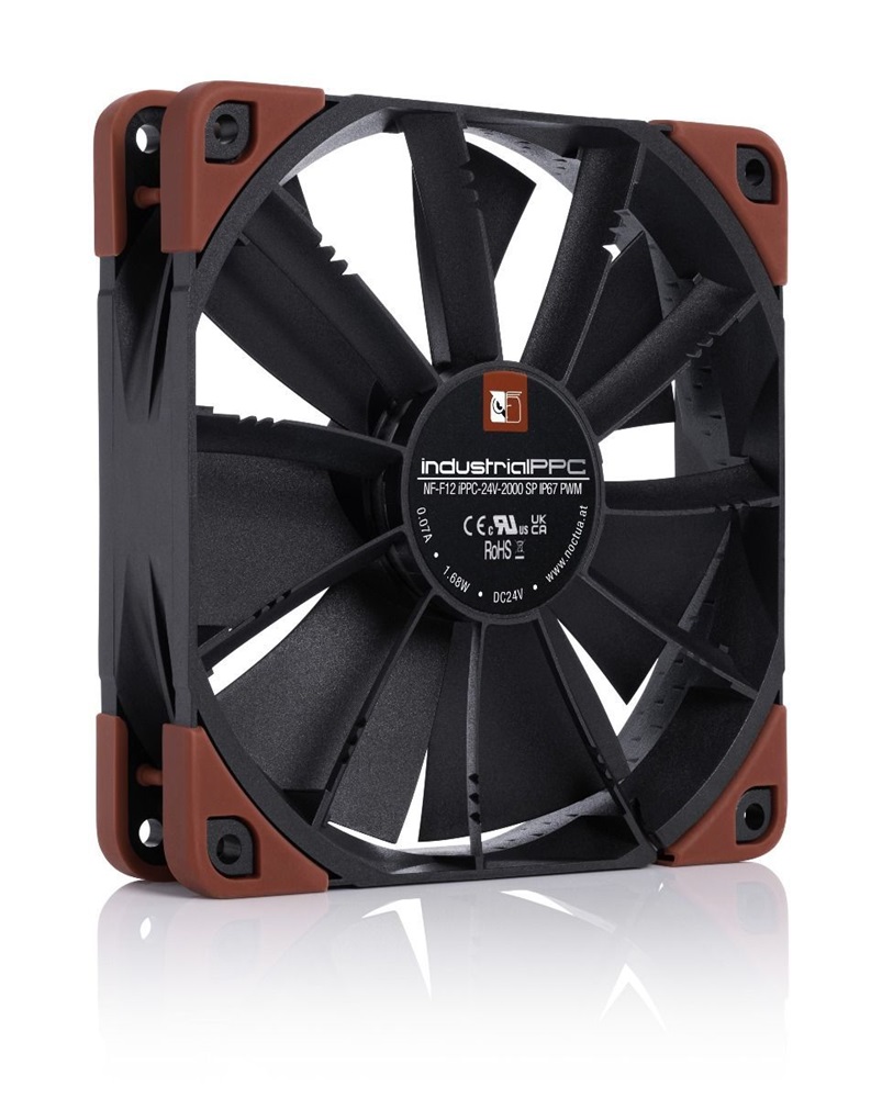 Noctua NF-F12 iPPC 2000 IP67 24V Q100 Industrial PWM 12cm ventilátor