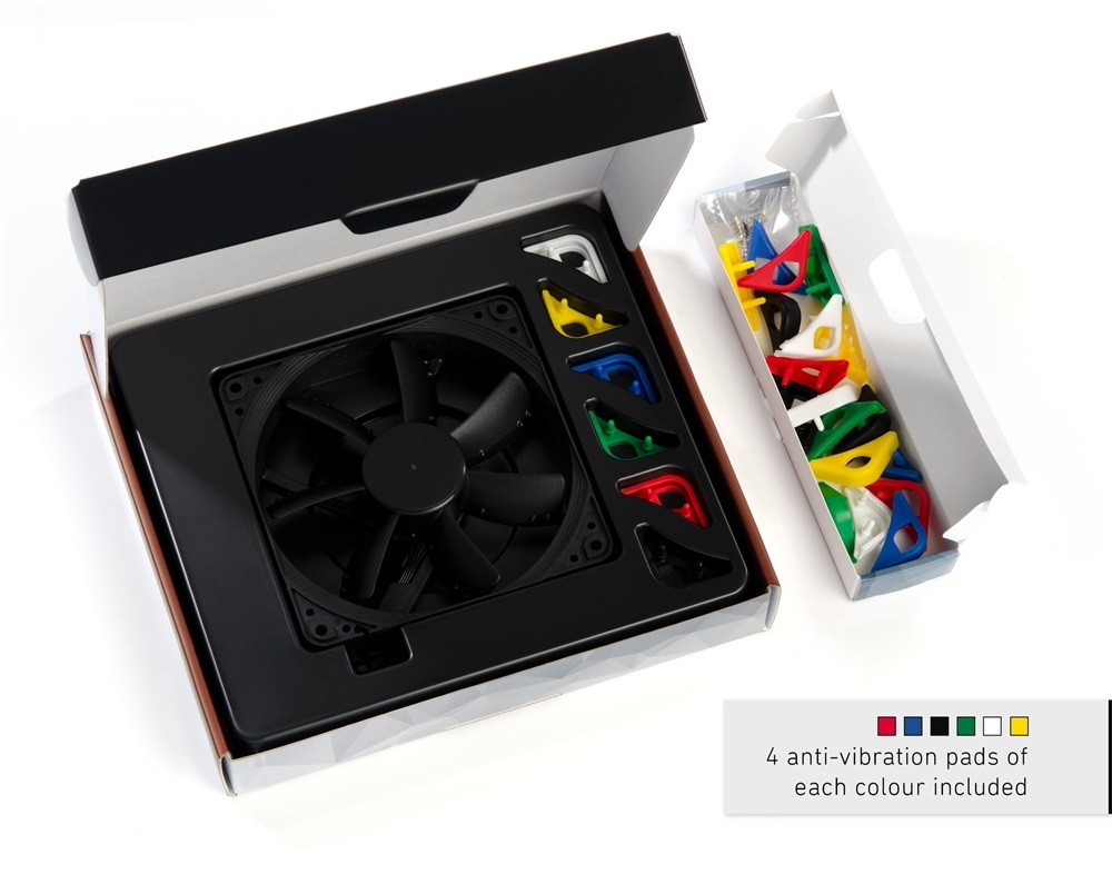 Noctua NF-S12A PWM chromax.black.swap 12cm ventilátor