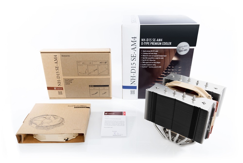 Noctua NH-D15 SE-AM4 14cm AM4 processzor hűtő