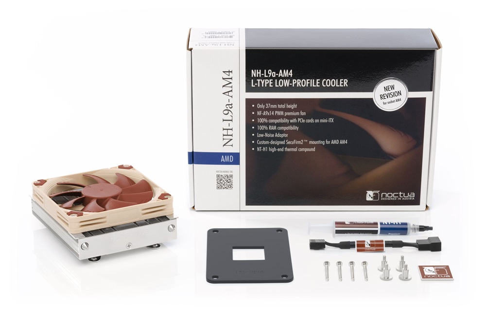 Noctua NH-L9A-AM4 9cm AMD AM4 processzor hűtő
