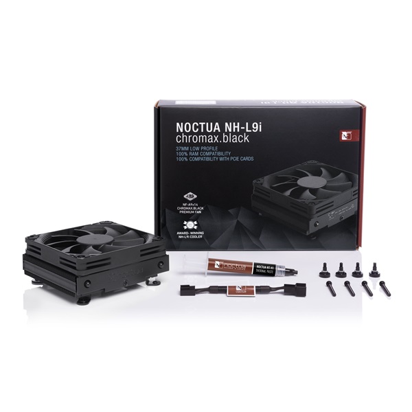 Noctua NH-L9I 9cm univerzális Intel chromax.black processzor hűtő