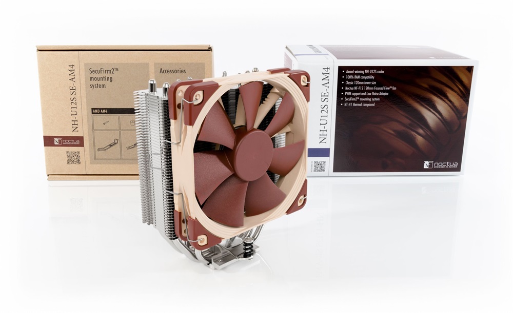 Noctua NH-U12S SE-AM4 12cm AM4 processzor hűtő