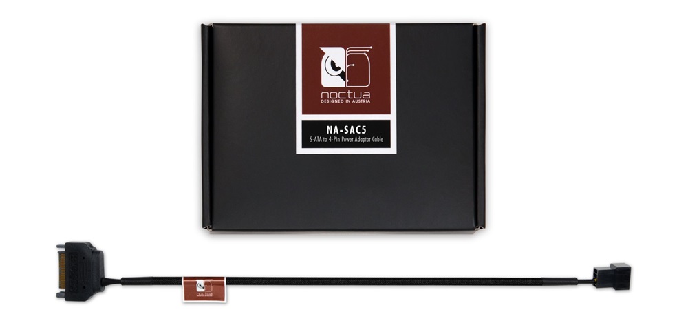 Noctua SATA (Male) - 3-Pin/4-Pin (Male) Adapter