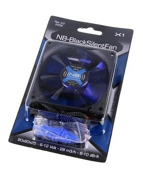 Noiseblocker BlackSilent Fan X2 80mm ventilátor