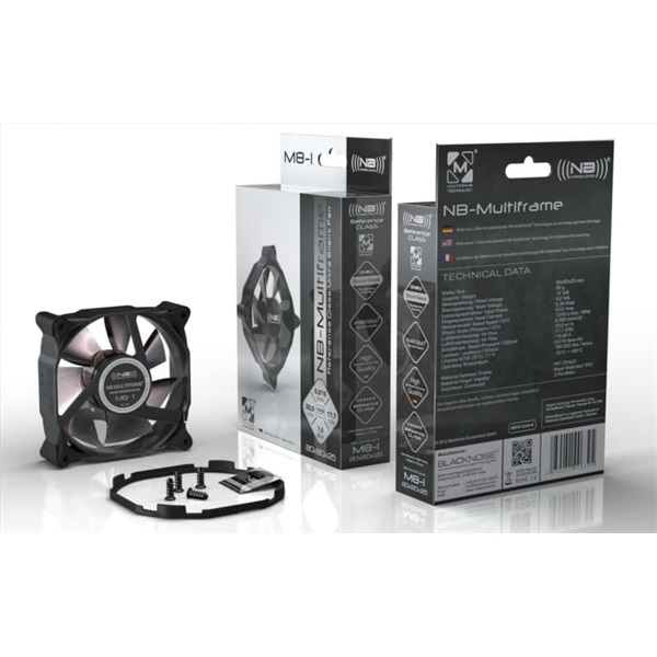 Noiseblocker MULTIFRAME S M8-S3 80mm ventilátor
