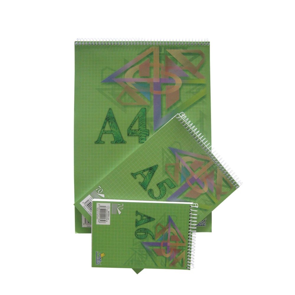 Notes A5 kockás spirálozott jegyzettömb