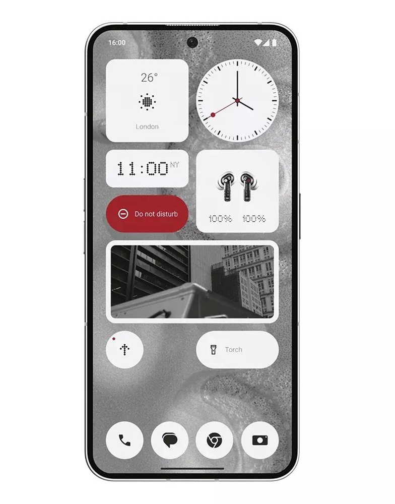 Nothing Phone (2) 6,7" 5G 12/256GB DualSIM fehér okostelefon