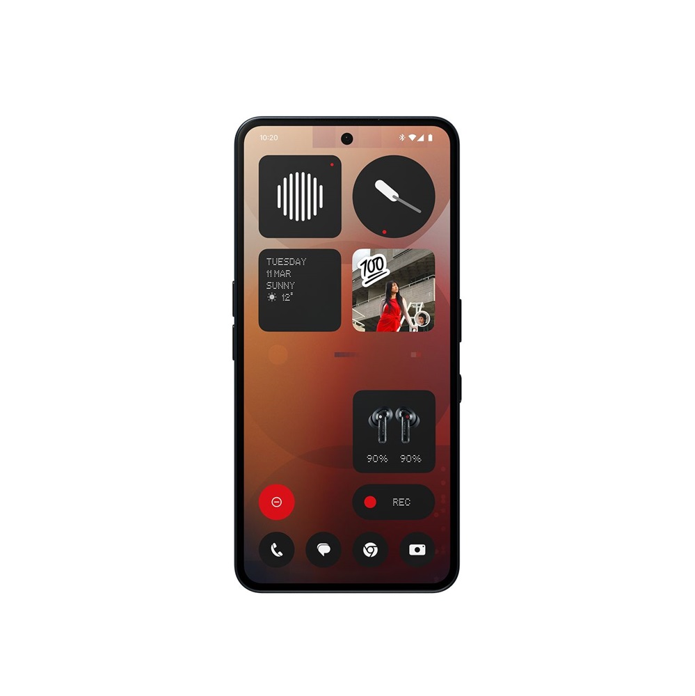 Nothing Phone (3a) 6,77" 5G 12/256GB DualSIM fekete okostelefon (Újszerű)