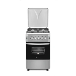 Novacook F5S40G2 INX inox, szabadonálló, gáz, főzőzóna: 4, sütő:54L, tűzhely (Újszerű)