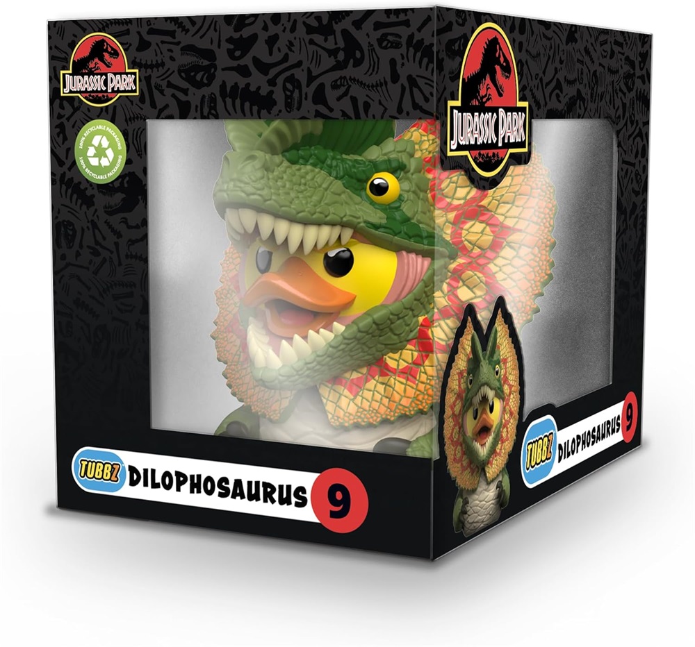 Numskull Tubbz Boxed - Jurassic Park "Dilophosaurus" gumikacsa