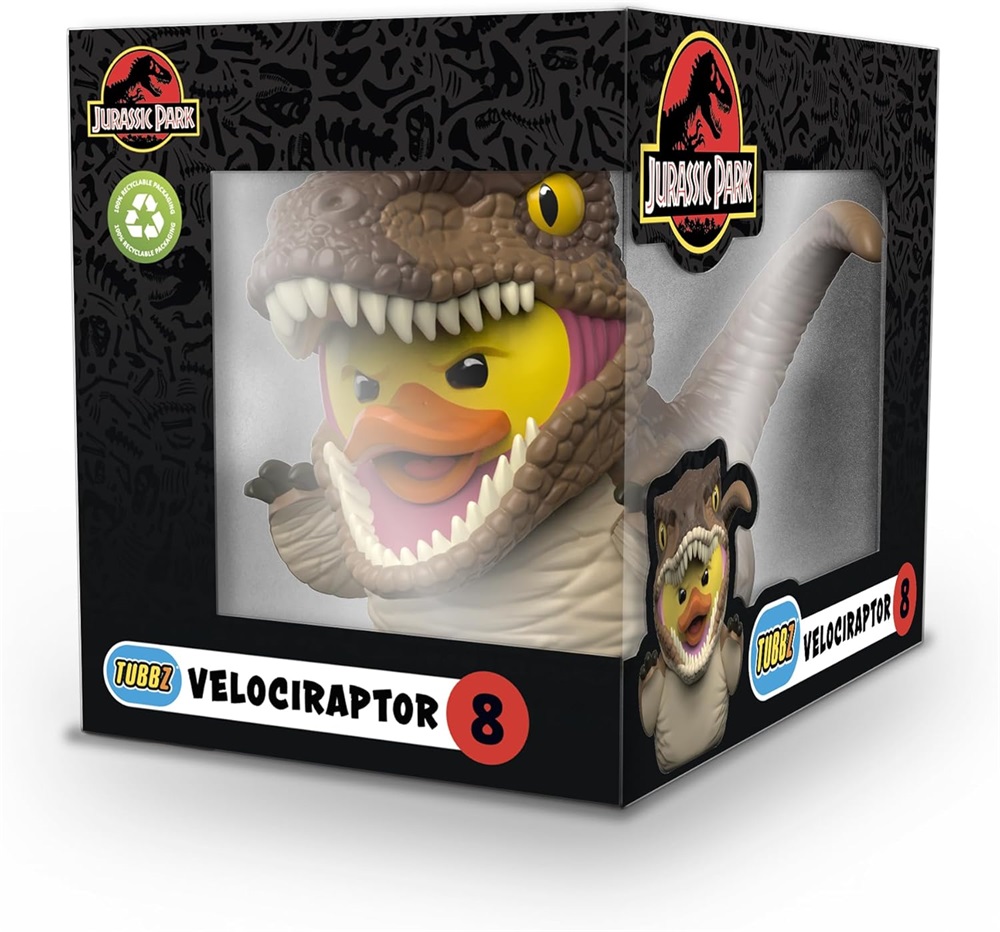 Numskull Tubbz Boxed - Jurassic Park "Velociraptor" gumikacsa