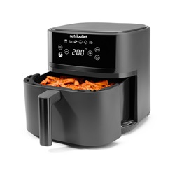 Nutribullet NBA0611 CrispLite sötétszürke 6 L forrólevegős sütő
