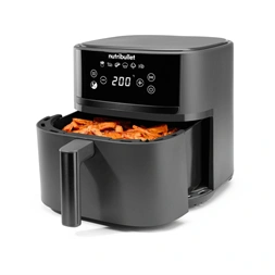 Nutribullet NBA0611 CrispLite sötétszürke 6 L forrólevegős sütő (Újszerű)