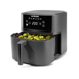 Nutribullet NBA0611 CrispLite sötétszürke 6 L forrólevegős sütő (Újszerű)