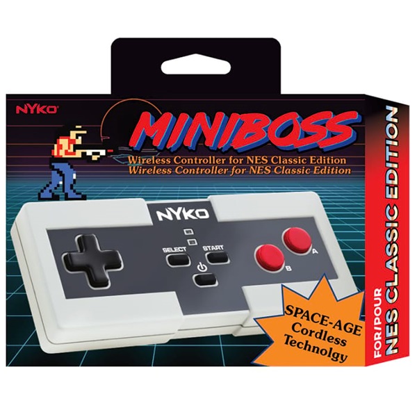 Nyko 87180 Miniboss Nintendo 3DS (NES Mini) vezeték nélküli fehér kontroller