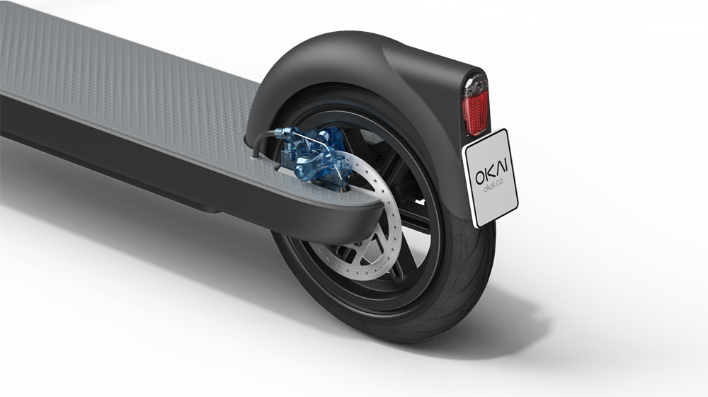 OKAI Neon Lite ES10 fekete elektromos roller