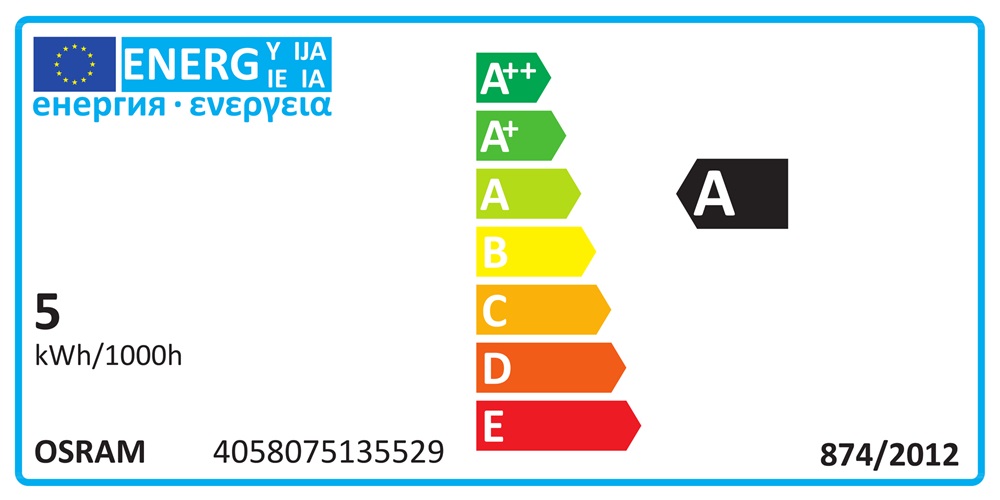 Osram LEDinestra matt üveg búra/4,5W/250lm/2700K/S14s dimmelhető LED cső izzó