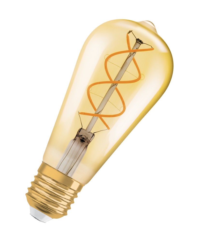 Osram Vintage átlátszó üveg búra/5W/250lm/2000K/E27 LED Edison körte izzó