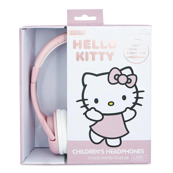 OTL HK1184 Hello Kitty Rose Gold vezetékes gyerek fejhallgató