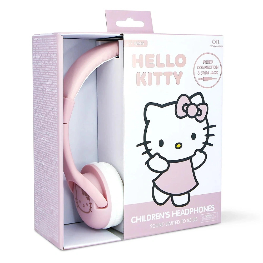 OTL HK1184 Hello Kitty Rose Gold vezetékes gyerek fejhallgató