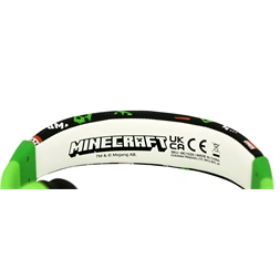 OTL MC1229 Minecraft Creeper vezetékes gyerek fejhallgató