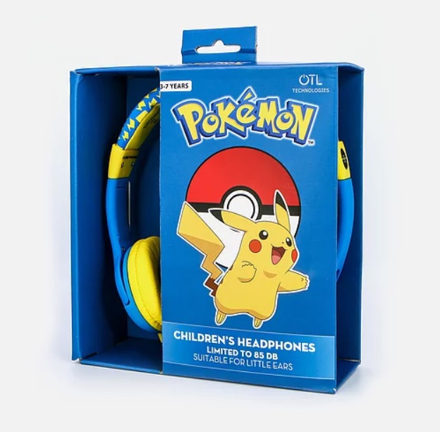OTL PK0759 Junior Pikachu kék-sárga fejhalgató
