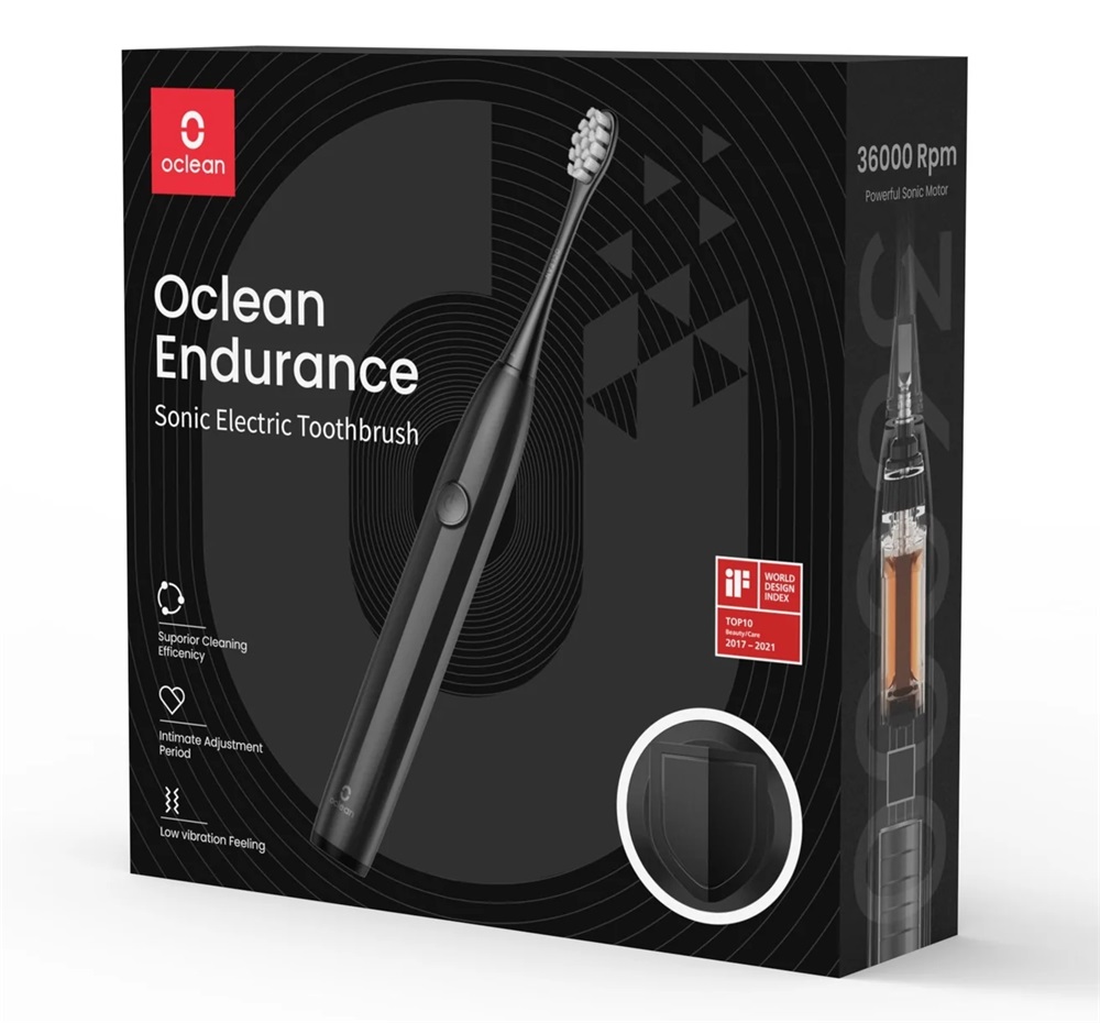 Oclean Endurance Eco fekete elektromos fogkefe