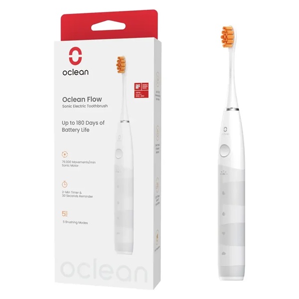 Oclean Flow fehér elektromos fogkefe